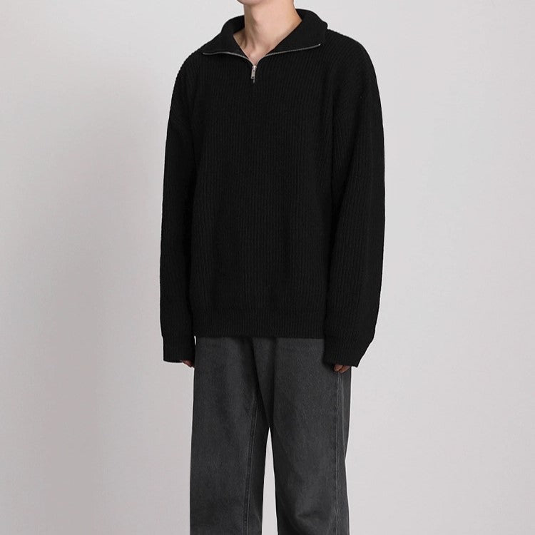 S8 No. 405 Knit Quarter-Zip Sweater