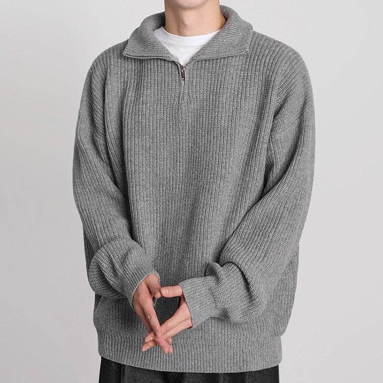 S8 No. 405 Knit Quarter-Zip Sweater