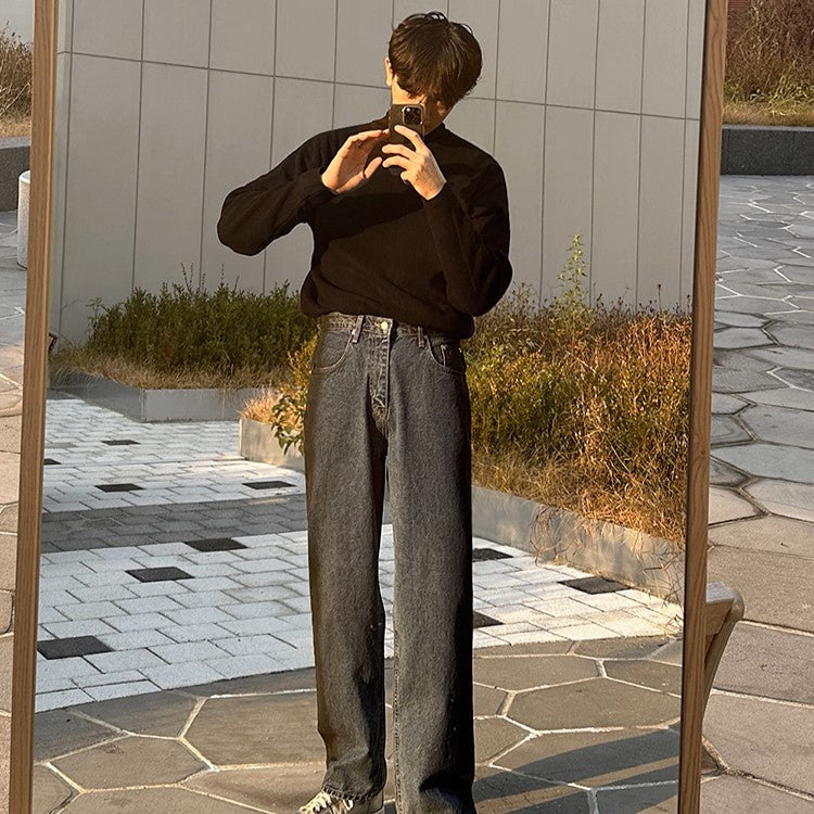 S8 No. 423 Half-High Neck Knit Sweater