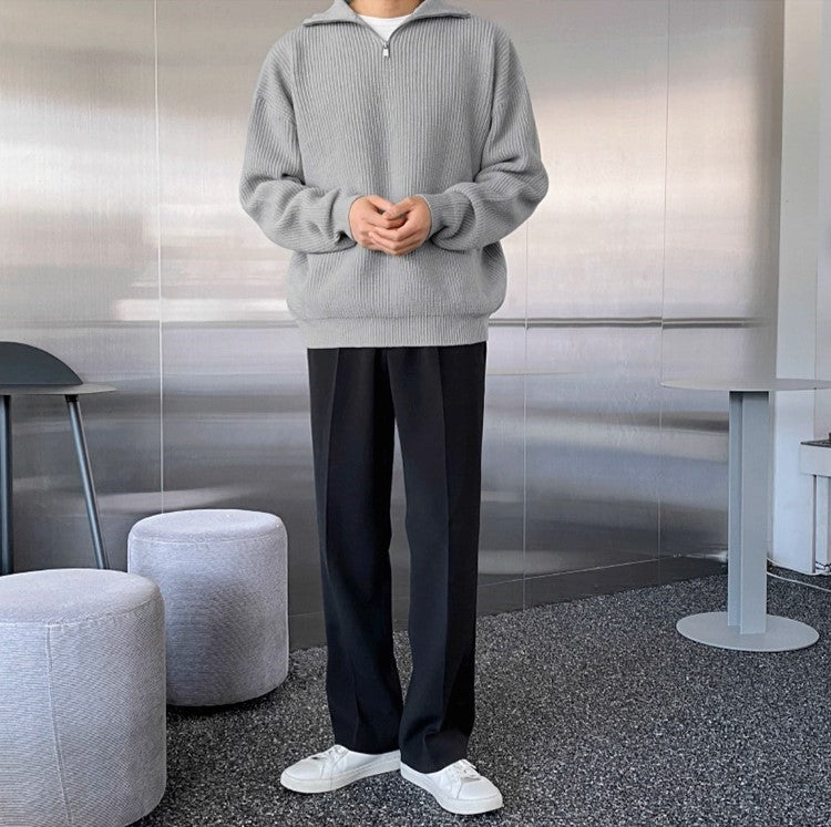 S8 No. 427 Collared Knit Sweater