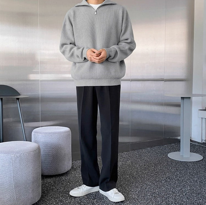 S8 No. 427 Collared Knit Sweater