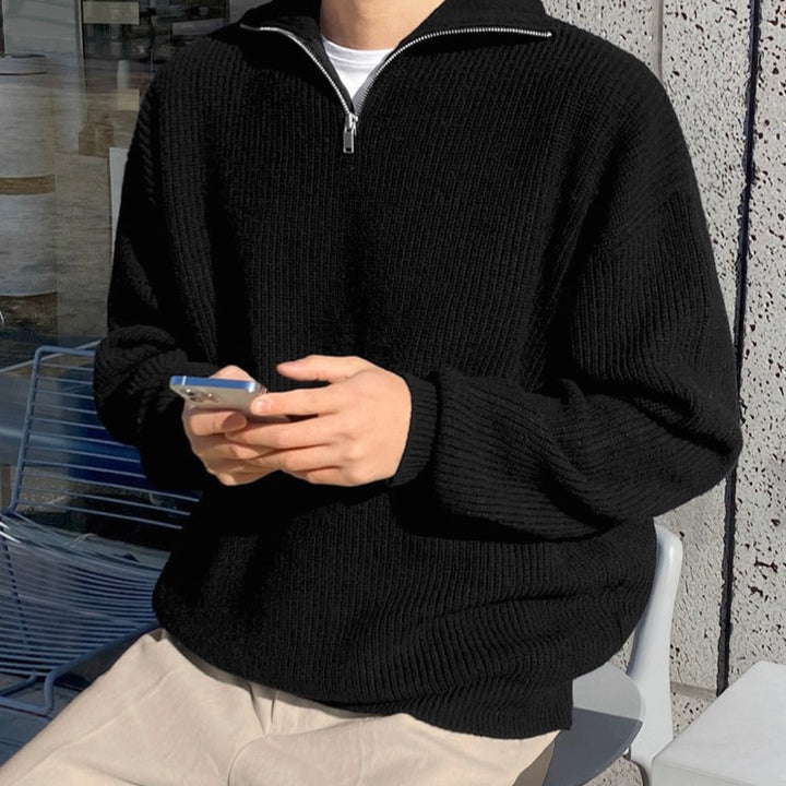 S8 No. 427 Collared Knit Sweater