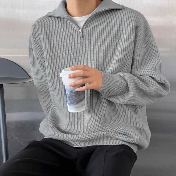 S8 No. 427 Collared Knit Sweater