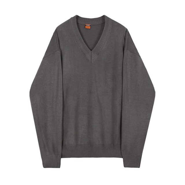 S8 No. 454 Thick V-neck Sweater