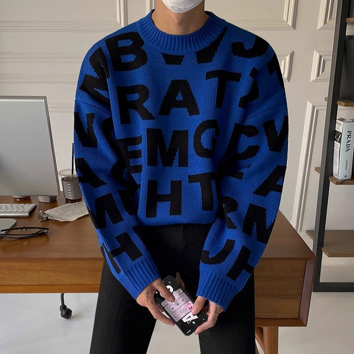 S8 No. 455 Lettered Knit Sweater