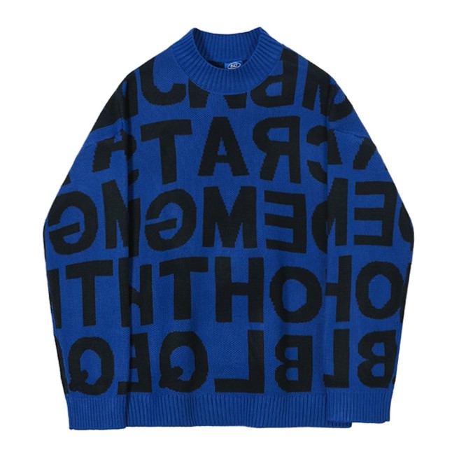 S8 No. 455 Lettered Knit Sweater