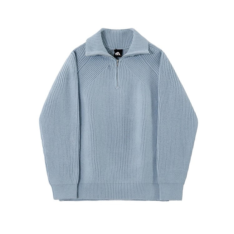 S8 No. 464 Quarter Zip Knit Sweater