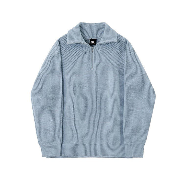 S8 No. 464 Quarter Zip Knit Sweater