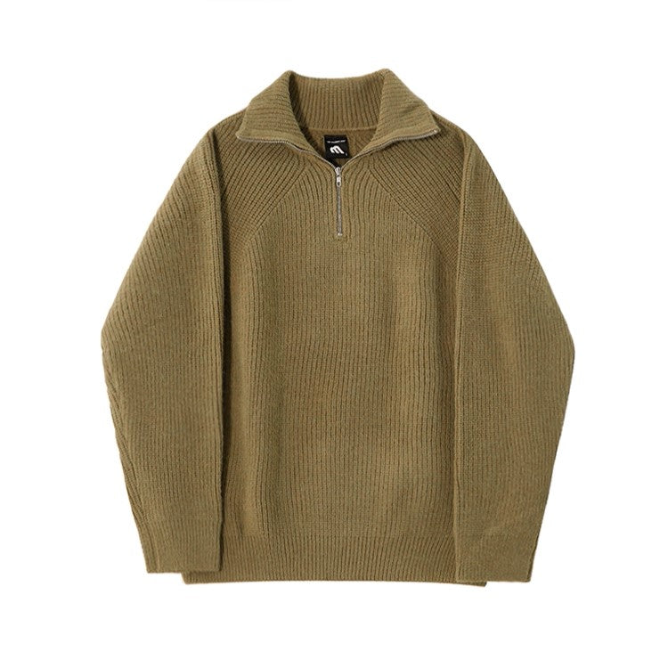 S8 No. 464 Quarter Zip Knit Sweater