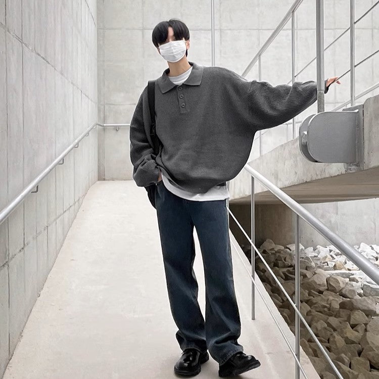 S8 No. 481 Knit Polo Sweater