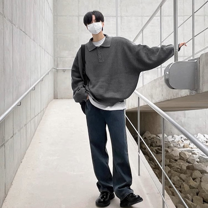 S8 No. 481 Knit Polo Sweater