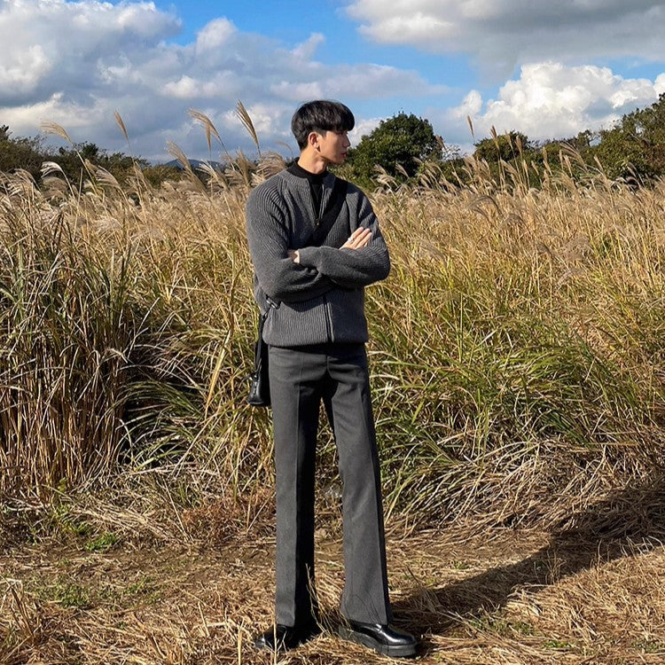 S8 No. 490 Pleated Zip-Up Jacket