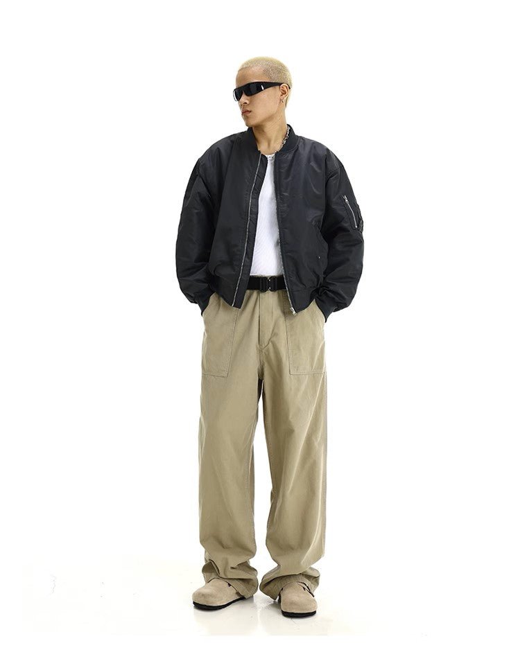 S8 No. 553 Retro Casual Flared Slacks