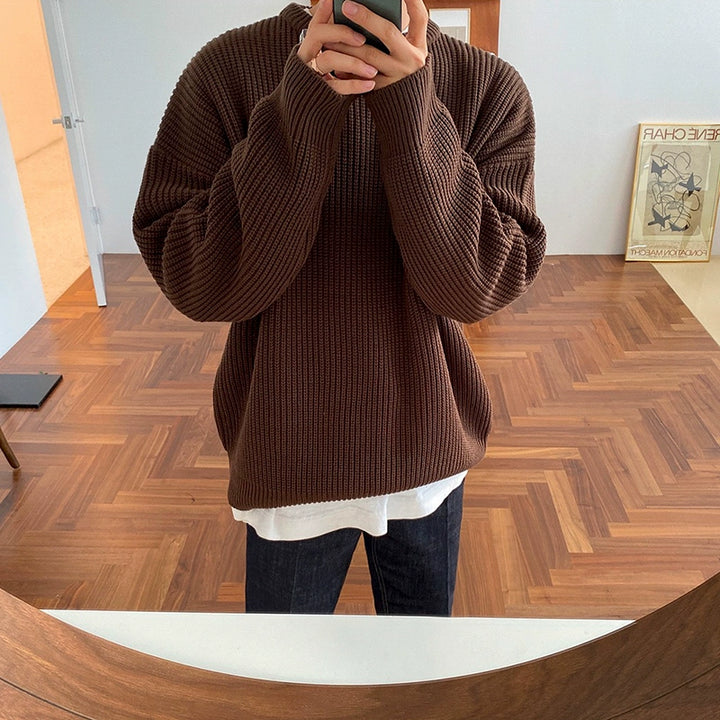 S8 No. 295 Crewneck Loose Knit Sweater