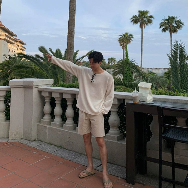 S8 No. 658 Linen Blend Pull-On Shorts