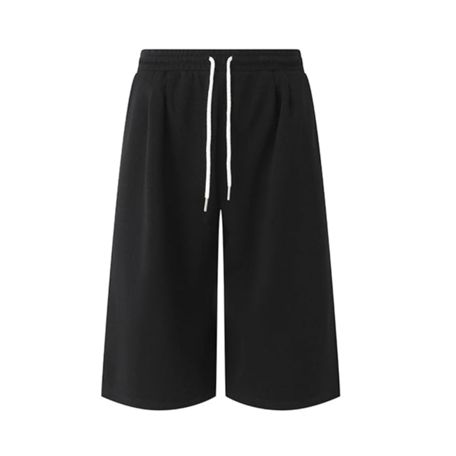 S8 No. 640 Wide-Leg Drop-Crotch Sweat Shorts