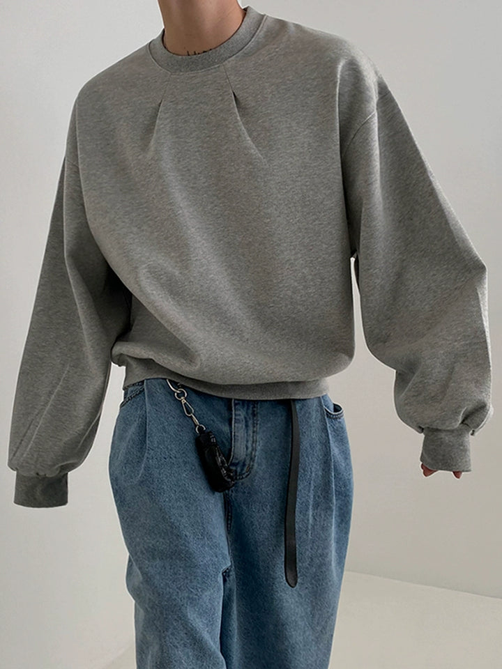 KC NO. 372 LOOSE ROUNDNECK SWEATSHIRT |MT