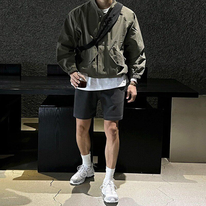 S8 No. 711 Relaxed Nylon Zip-Up Jacket