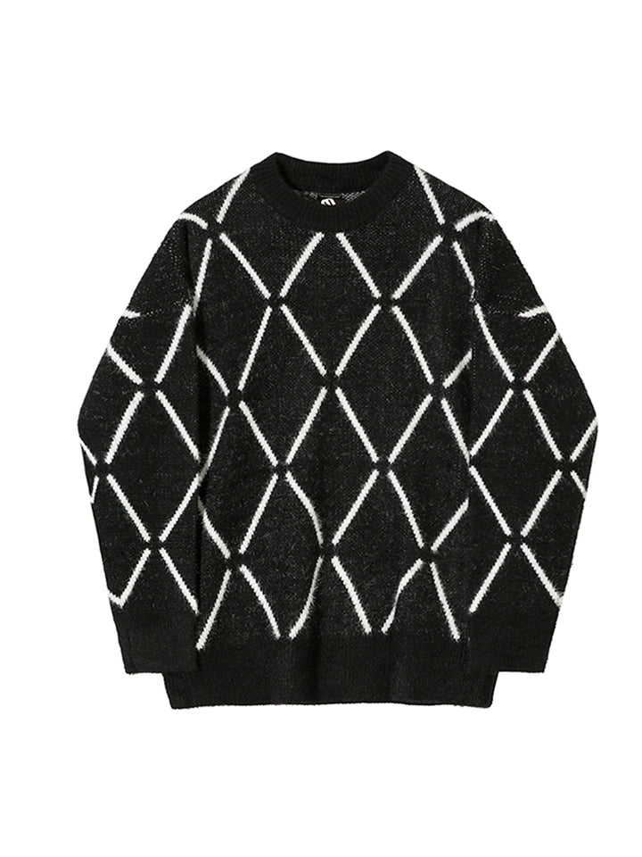 S8 No. 460 Diagonal Mohair Knit Sweater