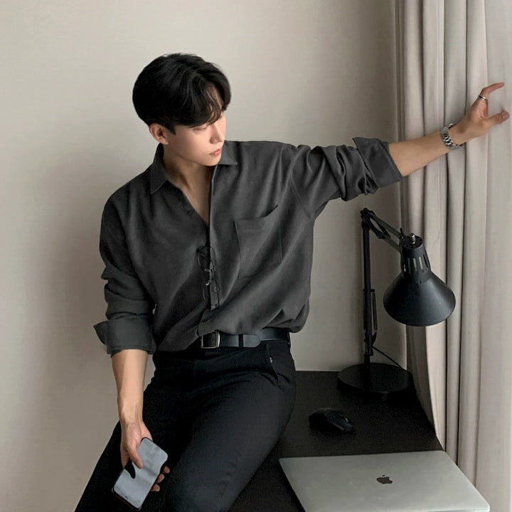 S8 No. 349 Casual Long-Sleeved Shirt