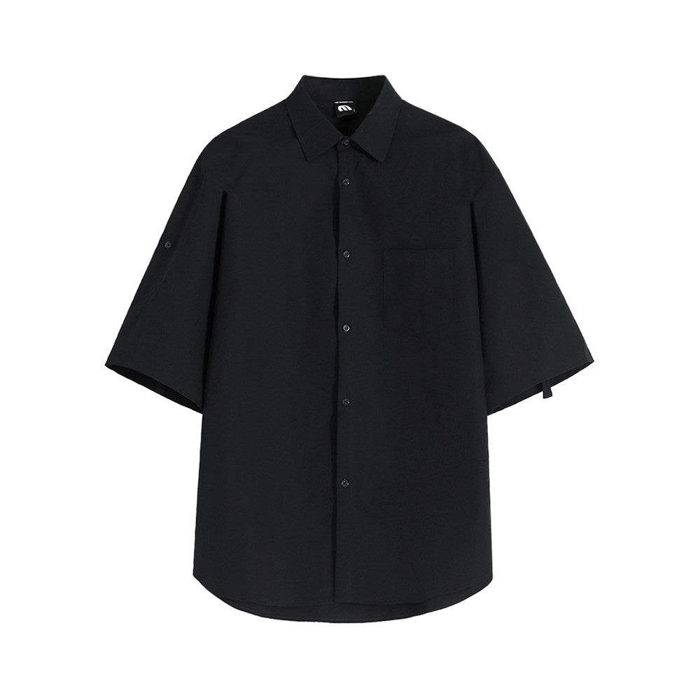 S8 No. 712 Relaxed Button-Up Short-Sleeve Shirt