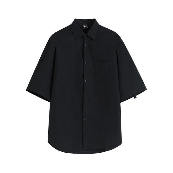 S8 No. 712 Relaxed Button-Up Short-Sleeve Shirt