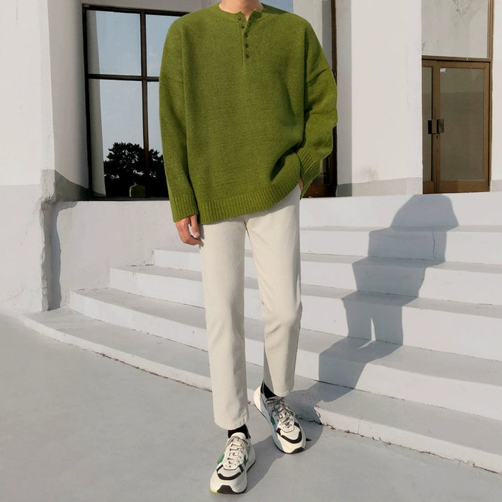 S8 No. 480 Loose Crewneck Knit Sweater