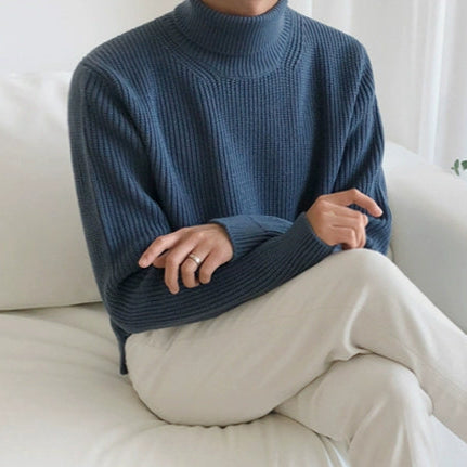 S8 No. 487 Casual Knit Turtleneck