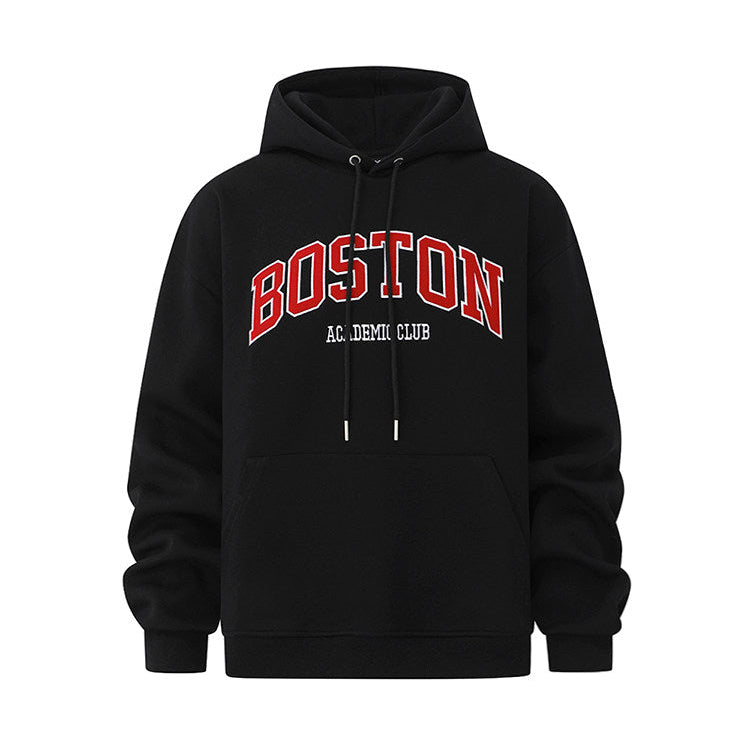 S8 No. 713 Boston Embroidered Oversized Hoodie