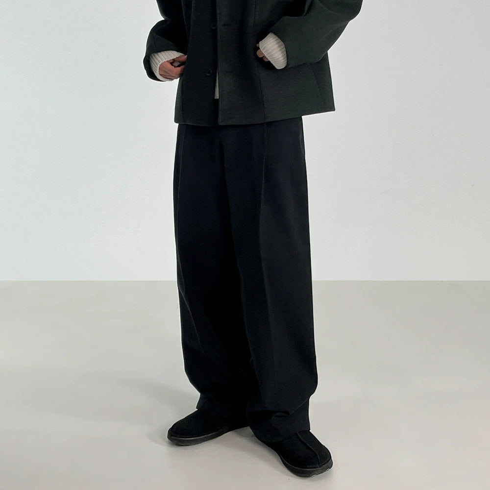 KC NO. 361 THICK WIDE-LEG PANTS |MB
