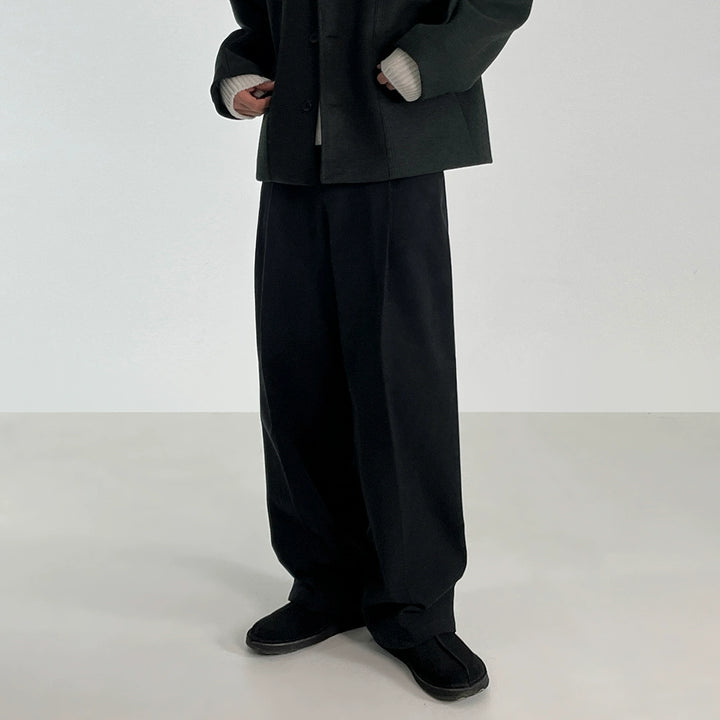 KC NO. 361 THICK WIDE-LEG PANTS |MB