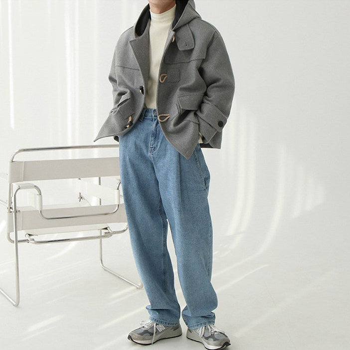 S8 No. 714 Hooded Wool Duffle Jacket