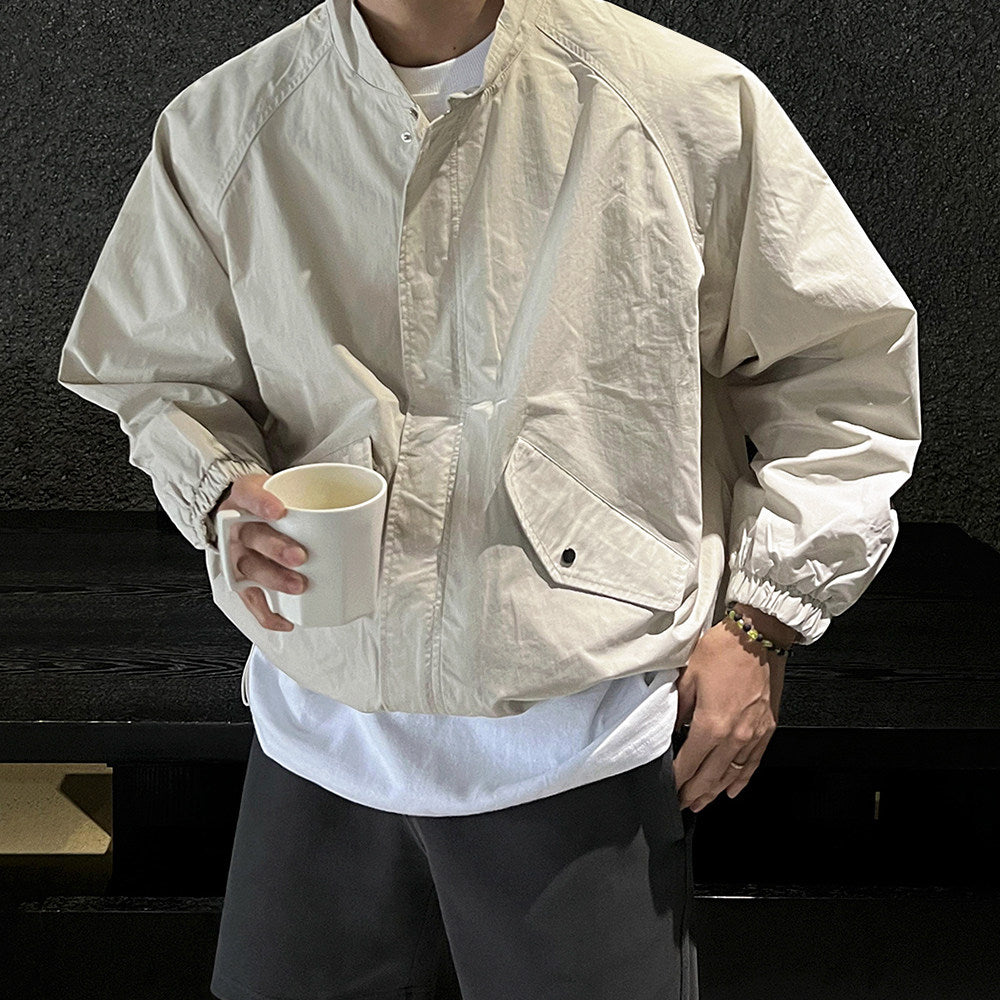 S8 No. 711 Relaxed Nylon Zip-Up Jacket