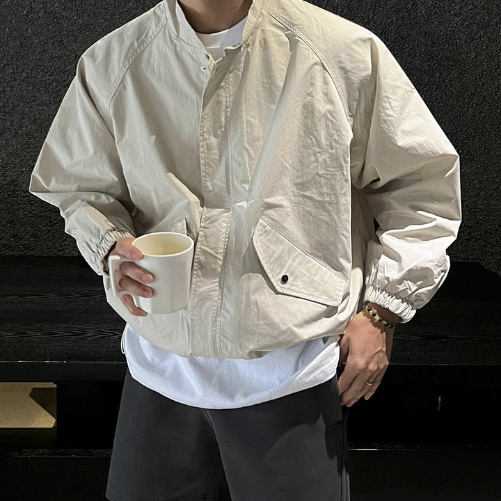 S8 No. 711 Relaxed Nylon Zip-Up Jacket