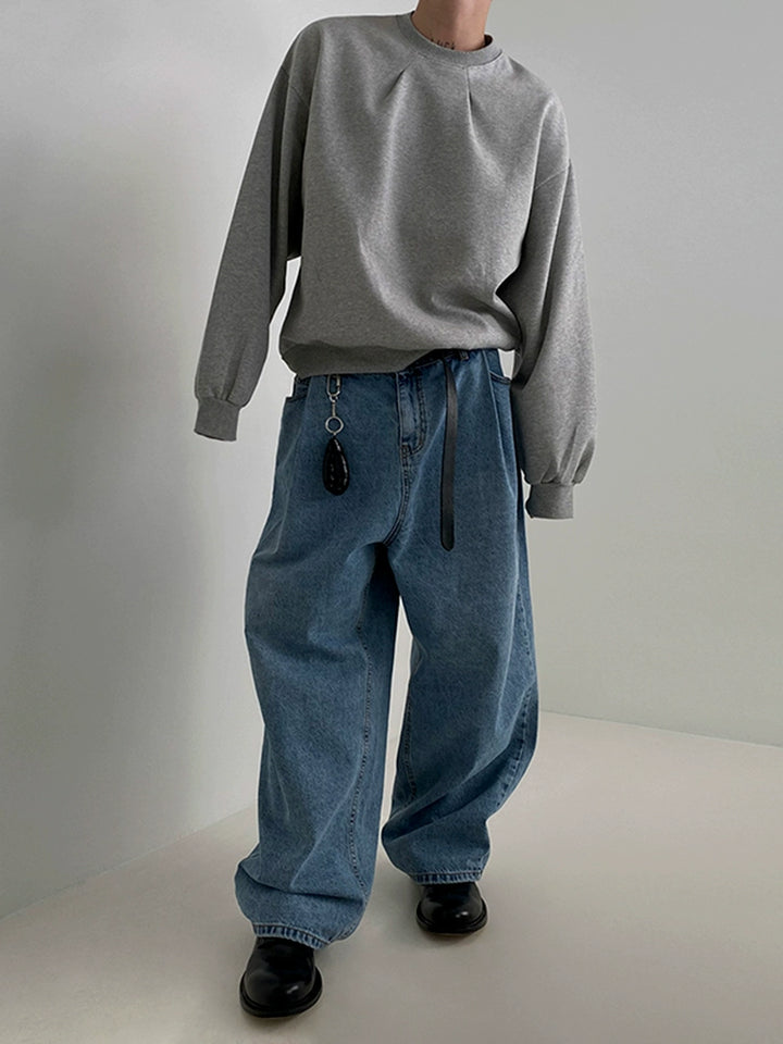 KC NO. 372 LOOSE ROUNDNECK SWEATSHIRT |MT