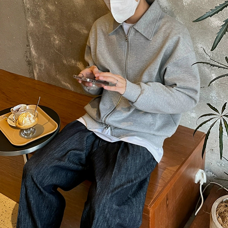 S8 No. 346 Gray Cardigan Sweater