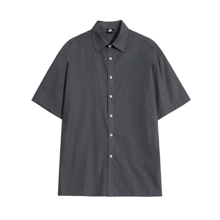 S8 No. 672 Half-Sleeve Button-Up Shirt And Trousers Set