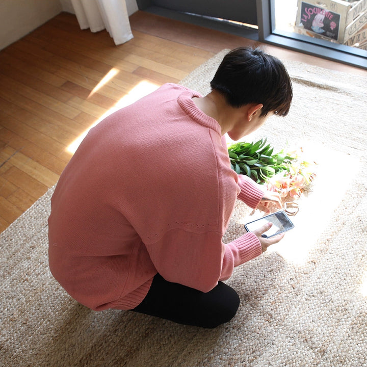S8 No. 496 Loose Pullover Sweater