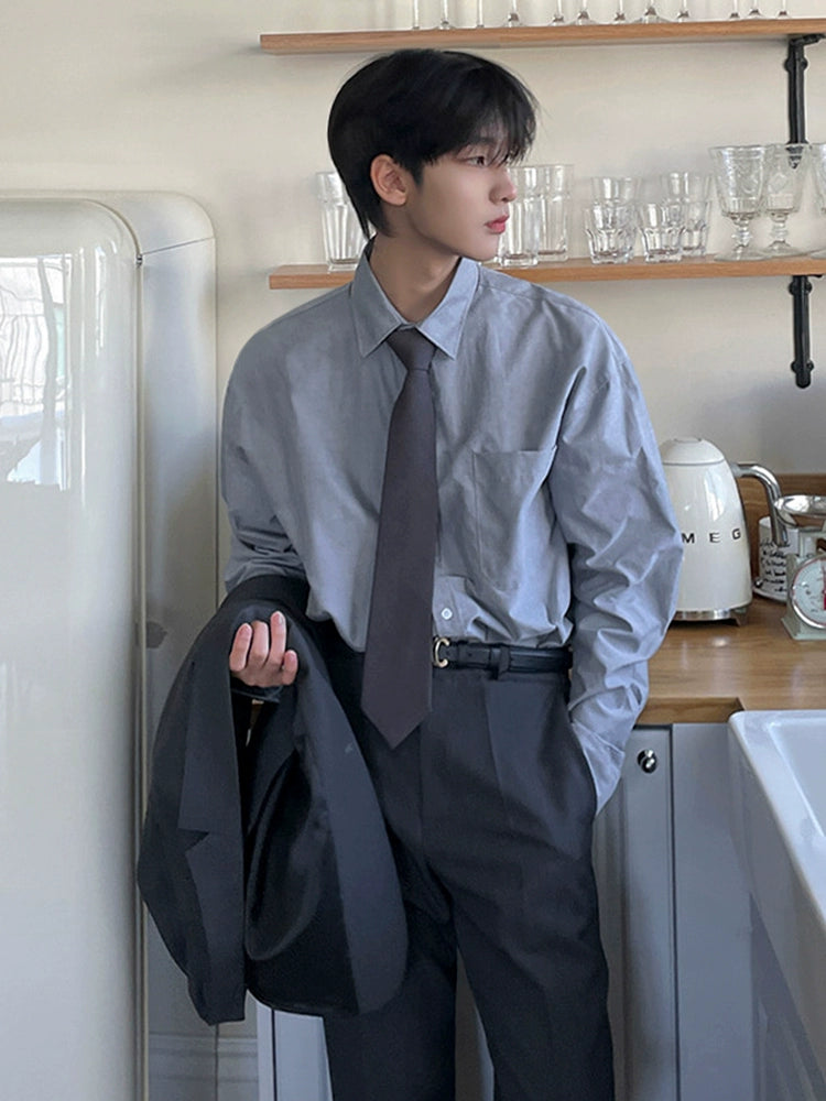 KC NO. 374 LOOSE LONG-SLEEVE SHIRT |MT
