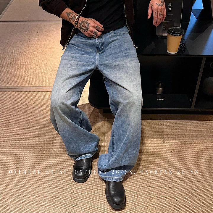 S8 No. 722 Washed Relaxed Straight Jeans by 88Society Apparel