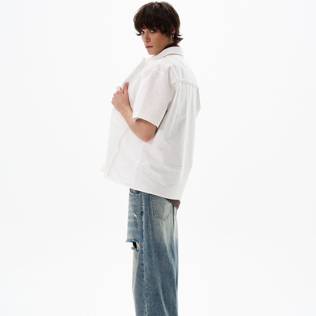 S8 No. 647 Boxy Fit Short-Sleeved Shirt