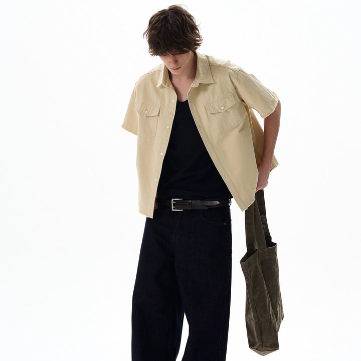 S8 No. 655 Oversized Short Sleeve Utility Shirt