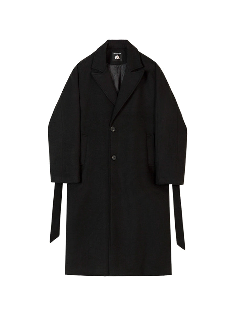 KC NO. 378 KNEE-LENGTH WOOLEN COAT |MO