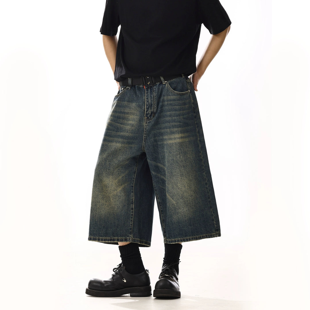 S8 No. 636 Mid Leg Denim Shorts