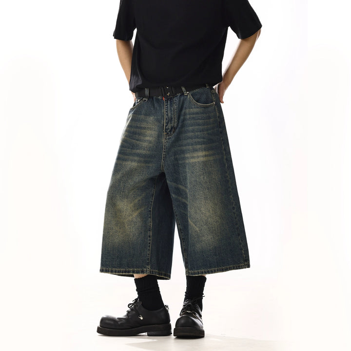S8 No. 636 Mid Leg Denim Shorts
