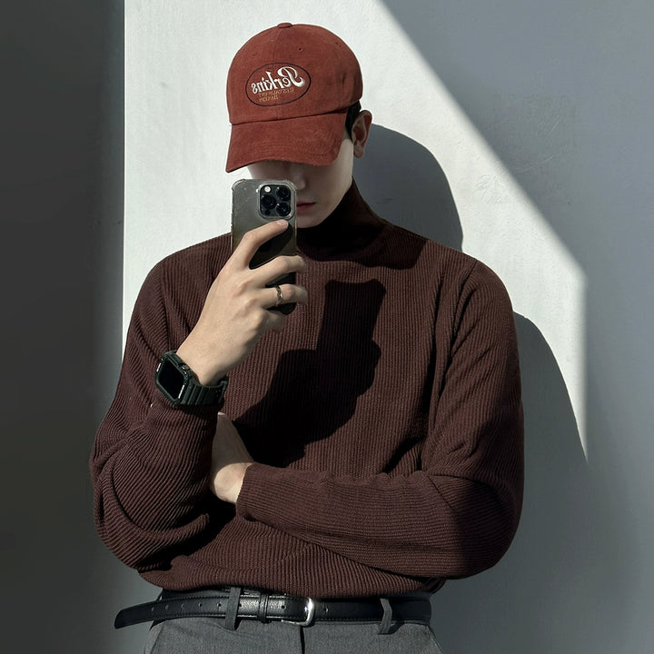 KC No. 423 Half-High Neck Knit Sweater