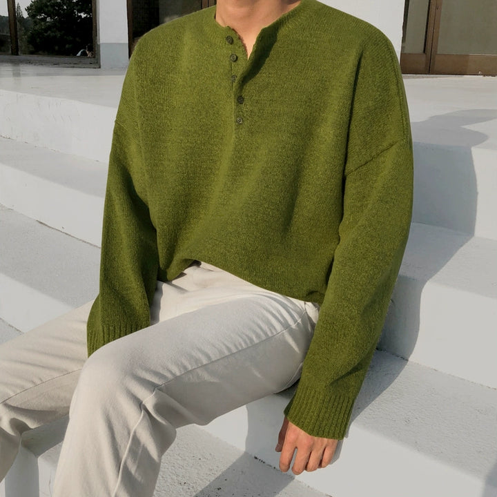 S8 No. 480 Loose Crewneck Knit Sweater