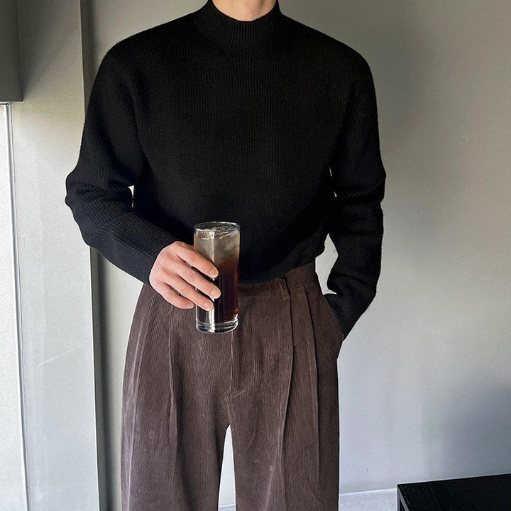 S8 No. 181 Half-High Collar Knit Sweater