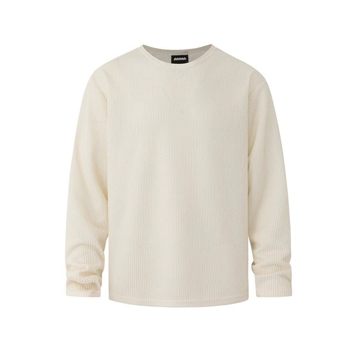 S8 No. 704 Waffle Knit Long-Sleeve Pullover