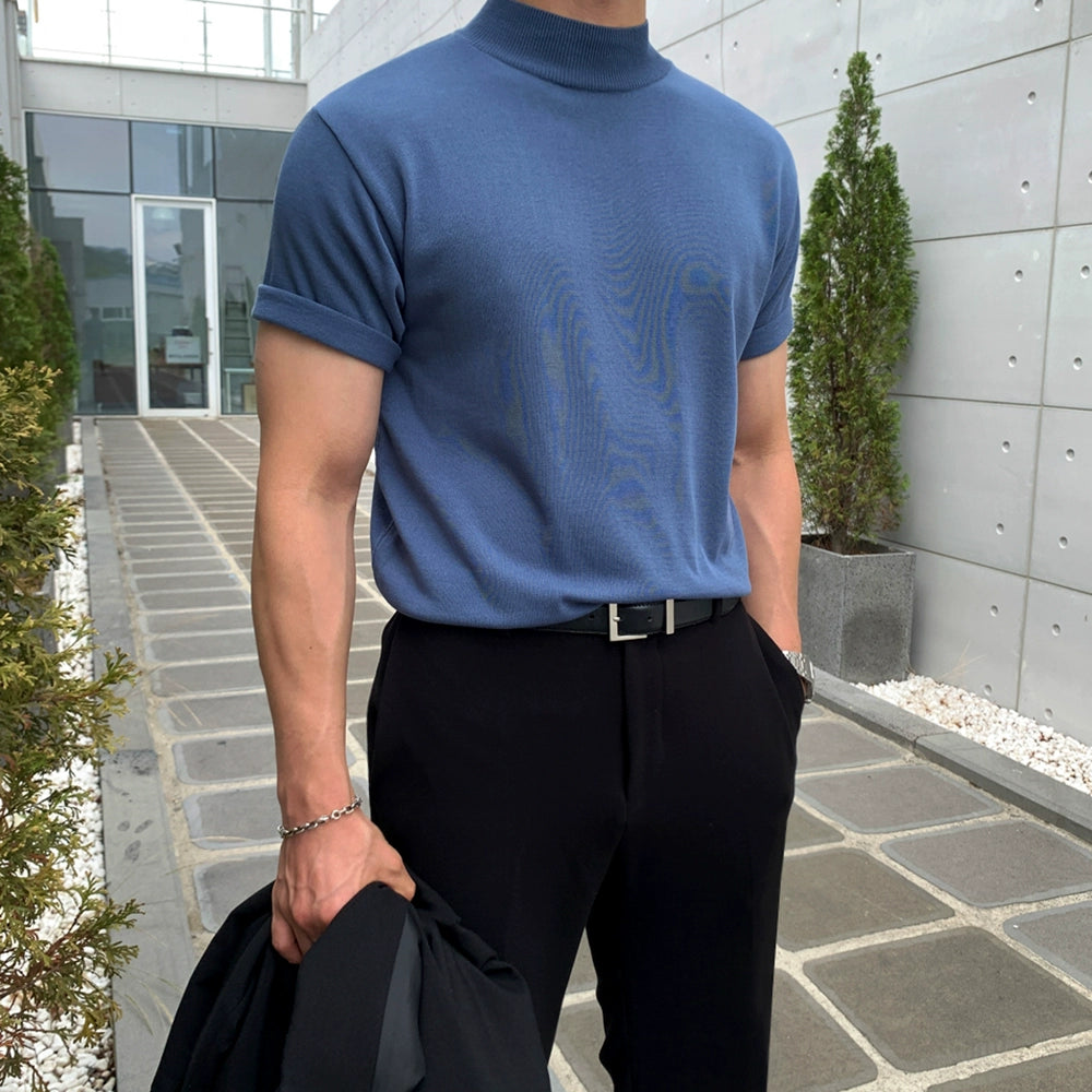 S8 No. 240 Half-High CollaredT-SHIRT